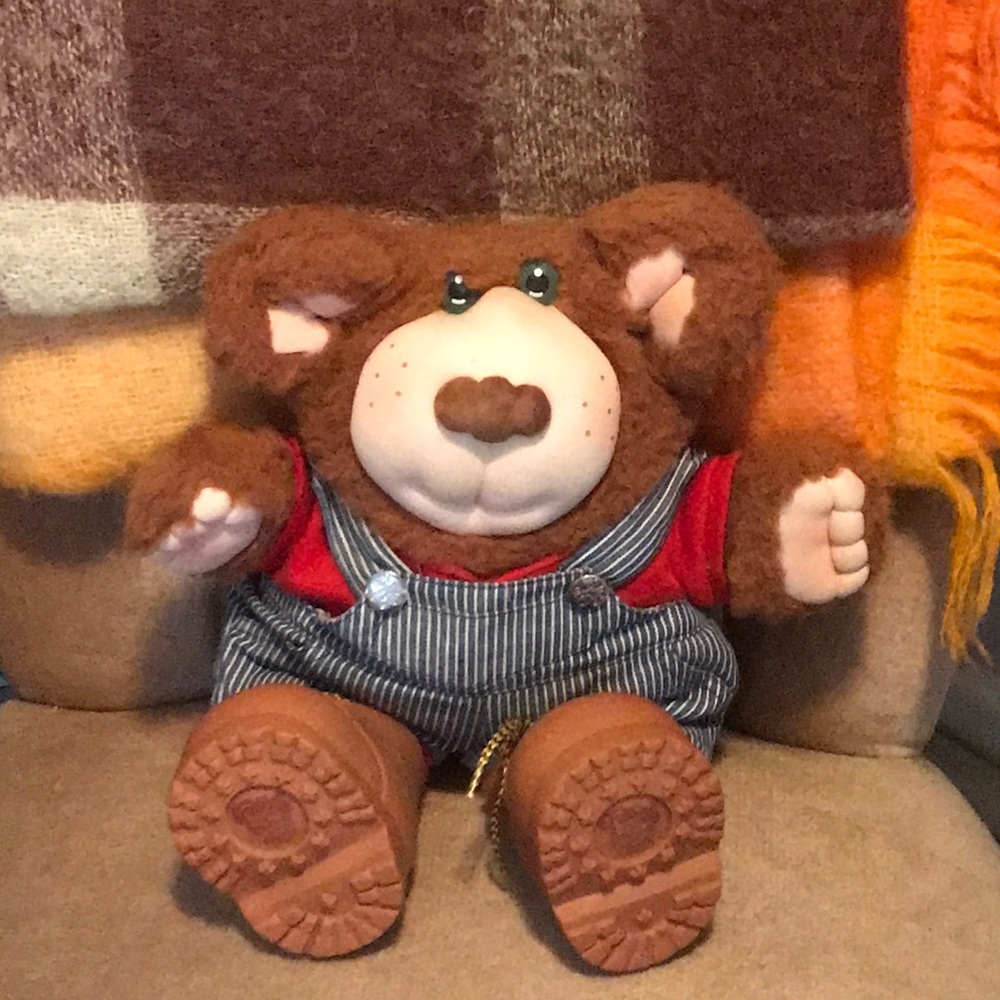 Adorable Furskins Brown Plush Bear Toy